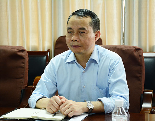 广西东盟经济技术开发区党工委书记管委会主任熊瑞光到我院调研